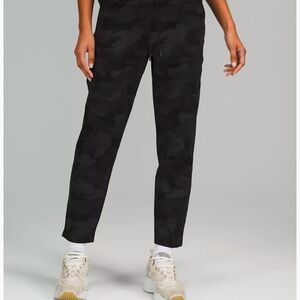 Lululemon Black Camo Straight-Leg Joggers
